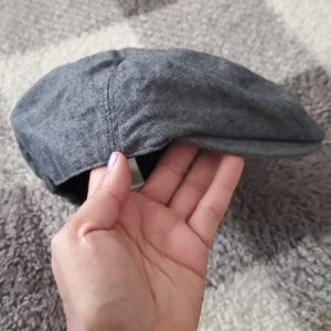 Boys Paper Boy Hat with Herringbone design